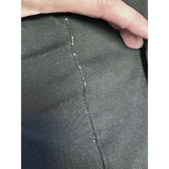 VICTORIA SECRET PINK Y2K LOT OF 2 LEGGINGS FOLDOVER YOGA BLACK Sz S SKINNY LEG - Picture 8 of 9